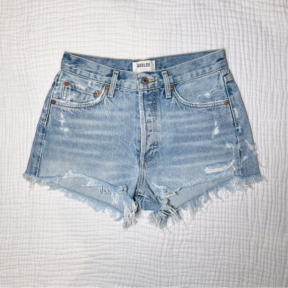 AGOLDE Parker Vintage Cutoff Shorts | Swapmeet | 25 - Picture 3 of 5